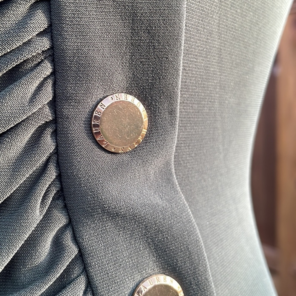 Ralph Lauren Side Ruching Bodycon Dress - Picture 3 of 8